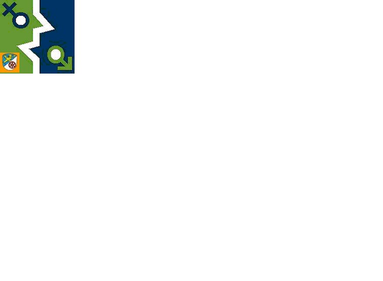 Logo der Gleichstellungsbeauftragten mit Rheingau-Taunus-Wappen