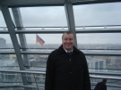 Peter Wolff in der Kuppel des Reichtagsgeb�udes